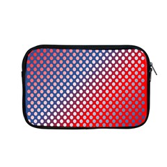 Dots Red White Blue Gradient Apple Macbook Pro 13  Zipper Case by Celenk