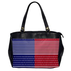 American Flag Patriot Red White Office Handbags by Celenk