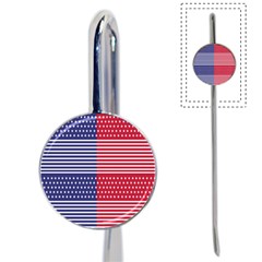 American Flag Patriot Red White Book Mark by Celenk