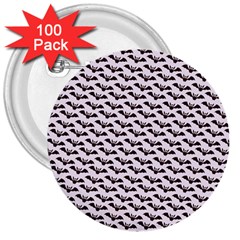 Halloween Lilac Paper Pattern 3  Buttons (100 pack) 