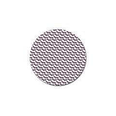 Halloween Lilac Paper Pattern Golf Ball Marker (4 pack)