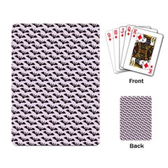 Halloween Lilac Paper Pattern Playing Card