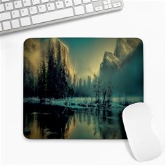 Yosemite Park Landscape Sunrise Large Mousepads by Celenk