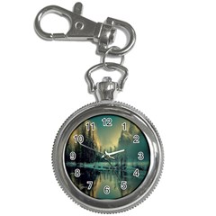 Yosemite Park Landscape Sunrise Key Chain Watches by Celenk