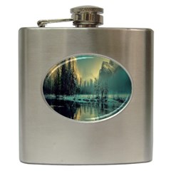 Yosemite Park Landscape Sunrise Hip Flask (6 Oz) by Celenk