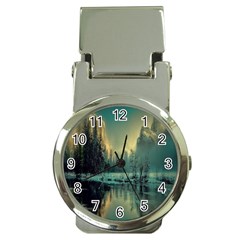 Yosemite Park Landscape Sunrise Money Clip Watches by Celenk