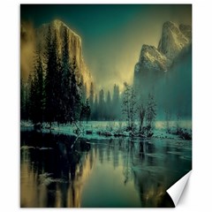 Yosemite Park Landscape Sunrise Canvas 8  X 10  by Celenk