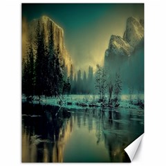 Yosemite Park Landscape Sunrise Canvas 18  X 24   by Celenk