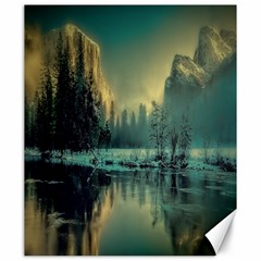 Yosemite Park Landscape Sunrise Canvas 20  X 24   by Celenk