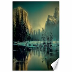 Yosemite Park Landscape Sunrise Canvas 20  X 30   by Celenk