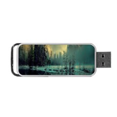 Yosemite Park Landscape Sunrise Portable Usb Flash (one Side) by Celenk