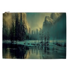 Yosemite Park Landscape Sunrise Cosmetic Bag (xxl)  by Celenk