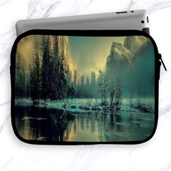 Yosemite Park Landscape Sunrise Apple Ipad 2/3/4 Zipper Cases by Celenk