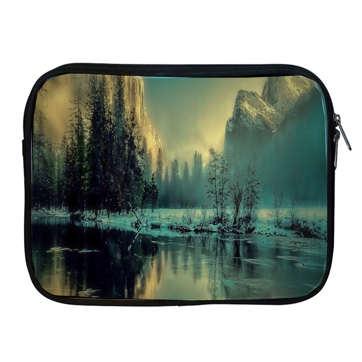 Yosemite Park Landscape Sunrise Apple iPad 2/3/4 Zipper Cases