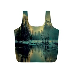 Yosemite Park Landscape Sunrise Full Print Recycle Bags (s)  by Celenk