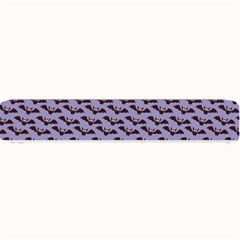 Bat Halloween Lilac Paper Pattern Small Bar Mats by Celenk