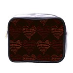 Heart Seamless Background Figure Mini Toiletries Bags Front