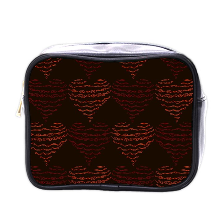 Heart Seamless Background Figure Mini Toiletries Bags