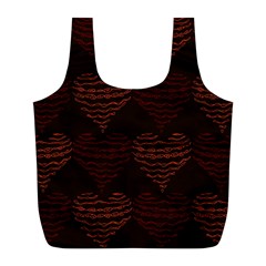 Heart Seamless Background Figure Full Print Recycle Bags (l)  by Celenk