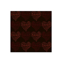 Heart Seamless Background Figure Satin Bandana Scarf by Celenk