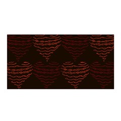 Heart Seamless Background Figure Satin Wrap by Celenk