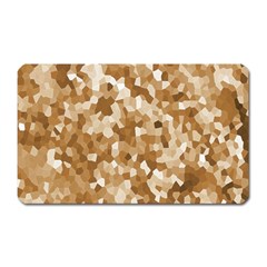 Texture Background Backdrop Brown Magnet (rectangular) by Celenk