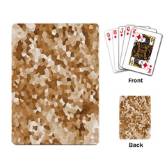 Texture Background Backdrop Brown Playing Card by Celenk