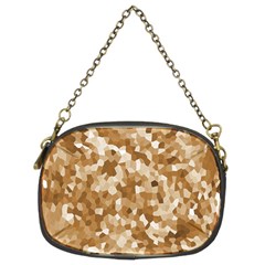 Texture Background Backdrop Brown Chain Purses (two Sides)  by Celenk