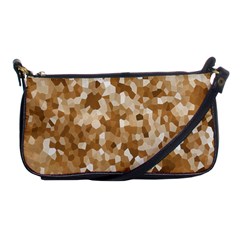 Texture Background Backdrop Brown Shoulder Clutch Bags by Celenk