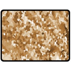 Texture Background Backdrop Brown Fleece Blanket (large)  by Celenk