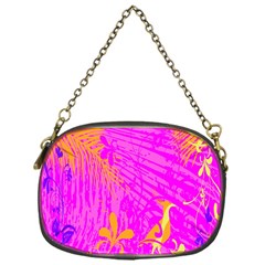 Spring Tropical Floral Palm Bird Chain Purses (one Side)  by Celenk