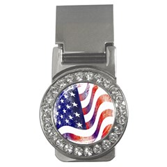 Usa Flag America American Money Clips (cz)  by Celenk