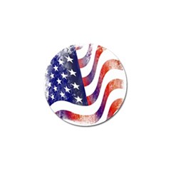 Usa Flag America American Golf Ball Marker by Celenk