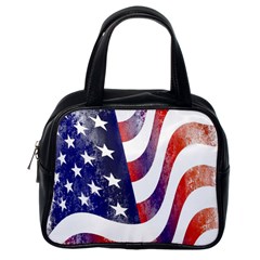 Usa Flag America American Classic Handbags (one Side) by Celenk