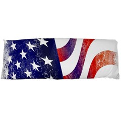 Usa Flag America American Body Pillow Case (dakimakura) by Celenk