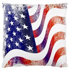 Usa Flag America American Standard Flano Cushion Case (one Side) by Celenk