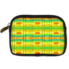 Birds Beach Sun Abstract Pattern Digital Camera Cases by Celenk