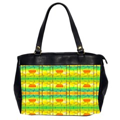 Birds Beach Sun Abstract Pattern Office Handbags (2 Sides) 