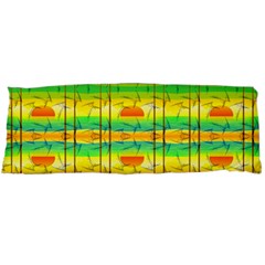 Birds Beach Sun Abstract Pattern Body Pillow Case (Dakimakura)