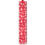 Red Christmas Pattern Large Book Marks Front