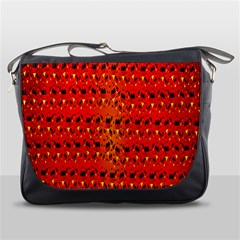 Texture Banner Hearts Flag Germany Messenger Bags by Celenk