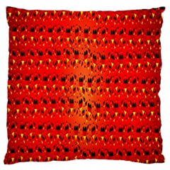 Texture Banner Hearts Flag Germany Large Cushion Case (one Side) by Celenk