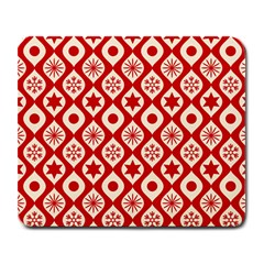 Ornate Christmas Decor Pattern Large Mousepads by patternstudio