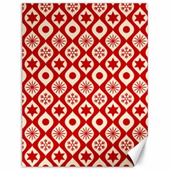 Ornate Christmas Decor Pattern Canvas 12  X 16   by patternstudio