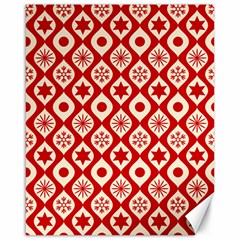 Ornate Christmas Decor Pattern Canvas 16  X 20   by patternstudio