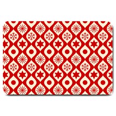 Ornate Christmas Decor Pattern Large Doormat  by patternstudio