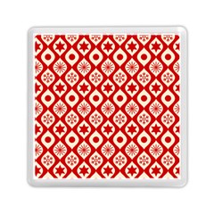 Ornate Christmas Decor Pattern Memory Card Reader (square) 