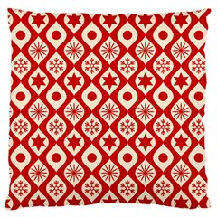 Ornate Christmas Decor Pattern Large Cushion Case (two Sides) by patternstudio