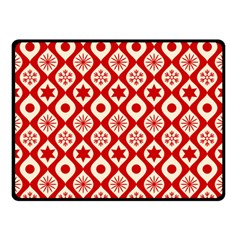 Ornate Christmas Decor Pattern Double Sided Fleece Blanket (small)  by patternstudio