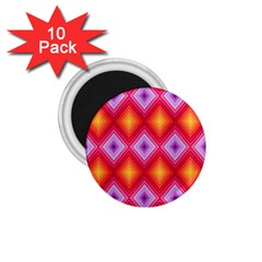 Texture Surface Orange Pink 1 75  Magnets (10 Pack)  by Celenk